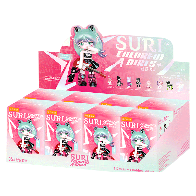 Robotime - Vente Figurine – enfant - SKXX Rolife Suri's Colorful Girls Figurines Poupées Boîte Surprise13