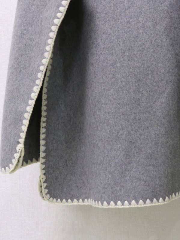 Productseeker - Wholesale Coat - Women's - CT056Y Chic Wool Coat with Crochet Fringe Collar9