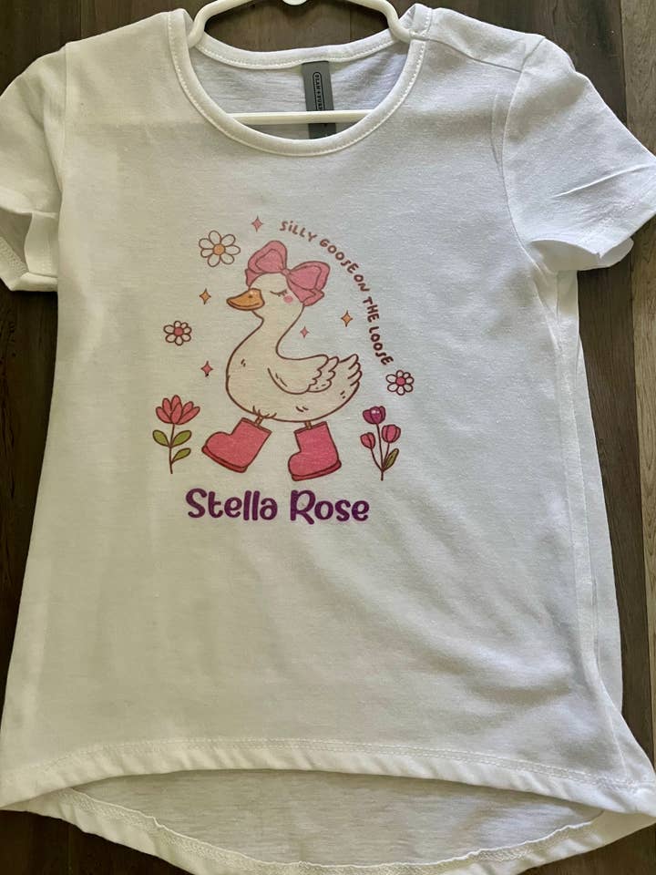 Silly Goose T Shirt for wholesale by A Cut Above Custom Designs