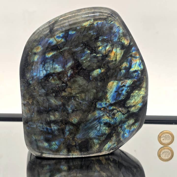 Extra Large Labradorite Crystal Freeform 4.97kg for wholesale by Distinction Crystals