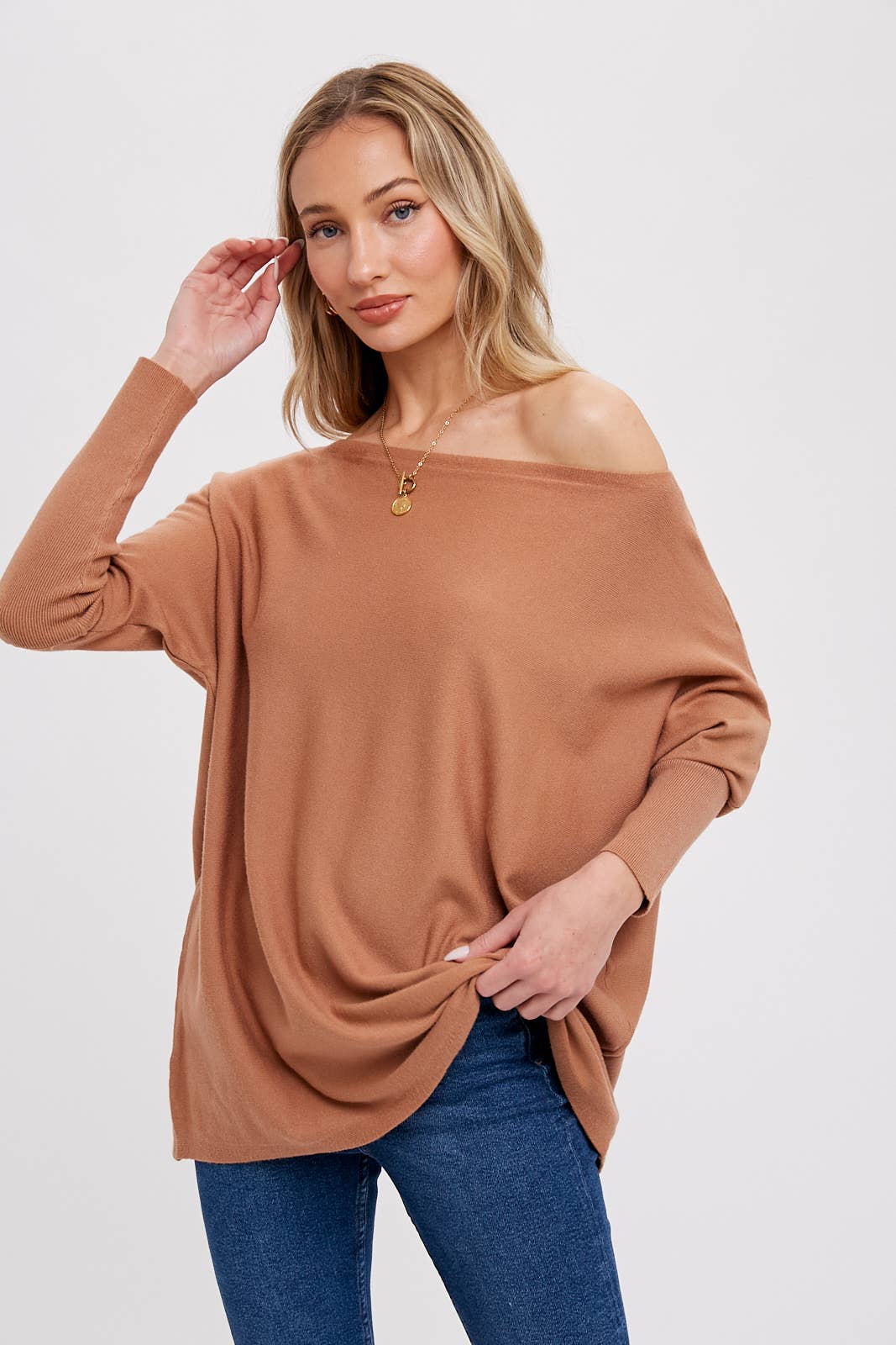 Bluivy - Wholesale Tunic - Women's - FLOWY BOATNECK DOLMAN TUNIC - ST. PATRICK'S DAY44