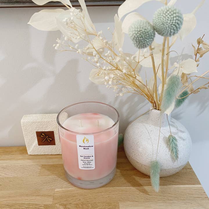 Sol Candles & Scents - Wholesale Jar/filled candle - Marshmallow Musk Candle4