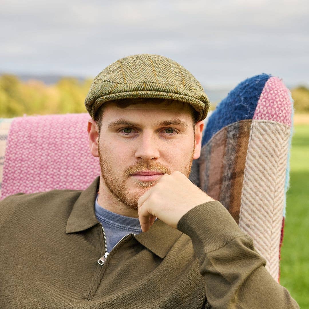 Tweedmill Textiles - Wholesale Newsboy/Schoolboy Hat - Unisex - Tweed Flat Cap - assorted colours 16