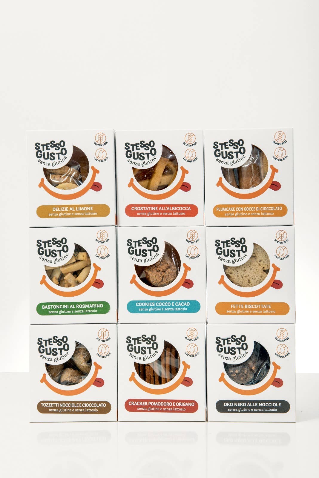 SPAZIOGOLOSO! laboratorio artigianale senza glutine – Engroshandel Kage – Abrikosmælkstærte 240 g (3 x 80 g)2