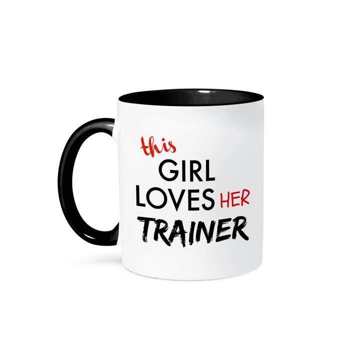 3dRose, this girl loves her trainer black and red lettering, Mug and other Purchase Wholesale ladies trainers. Free Returns & Net 60 Terms on Faire trending on Faire.