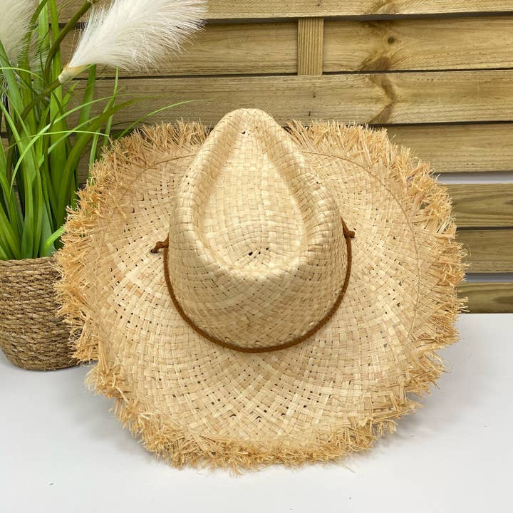SWEET MAGIC MODA Y COMPLEMENTOS - Wholesale Straw Hat - Women's - COWBOY HAT1