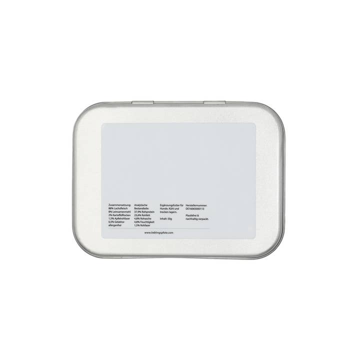 Lieblingspfote - Wholesale Pet Treats - Dog - Basically Perfect Snacks Salmon 50g tin2