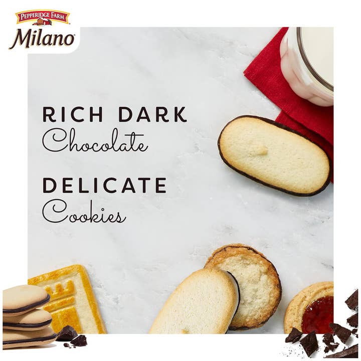Horizon Top Market - Wholesale Cookie - Pepperidge Farm - Milano Cookies Tub - 20/0.75 oz2