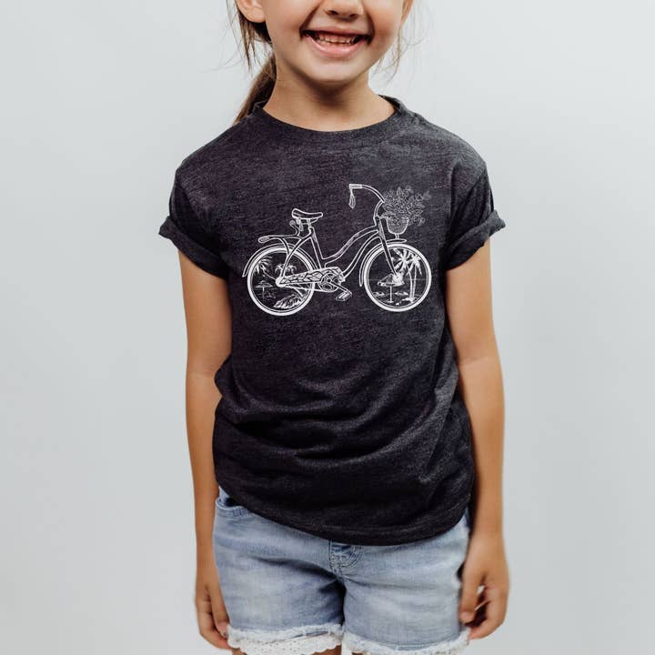 Cruiser Bicycle Youth T-Shirt 009 for wholesale by 208 Tees