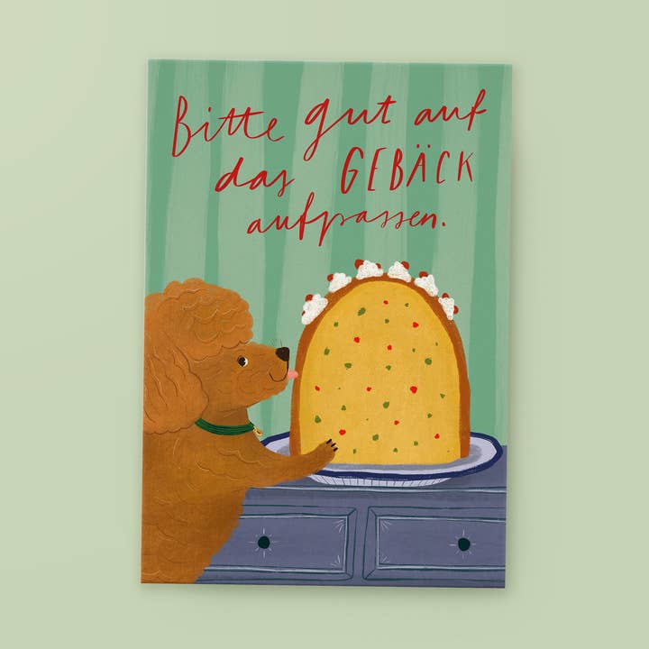 franzizo nachhaltige papeterie - Wholesale Postcard - Postcard "Pastry"0