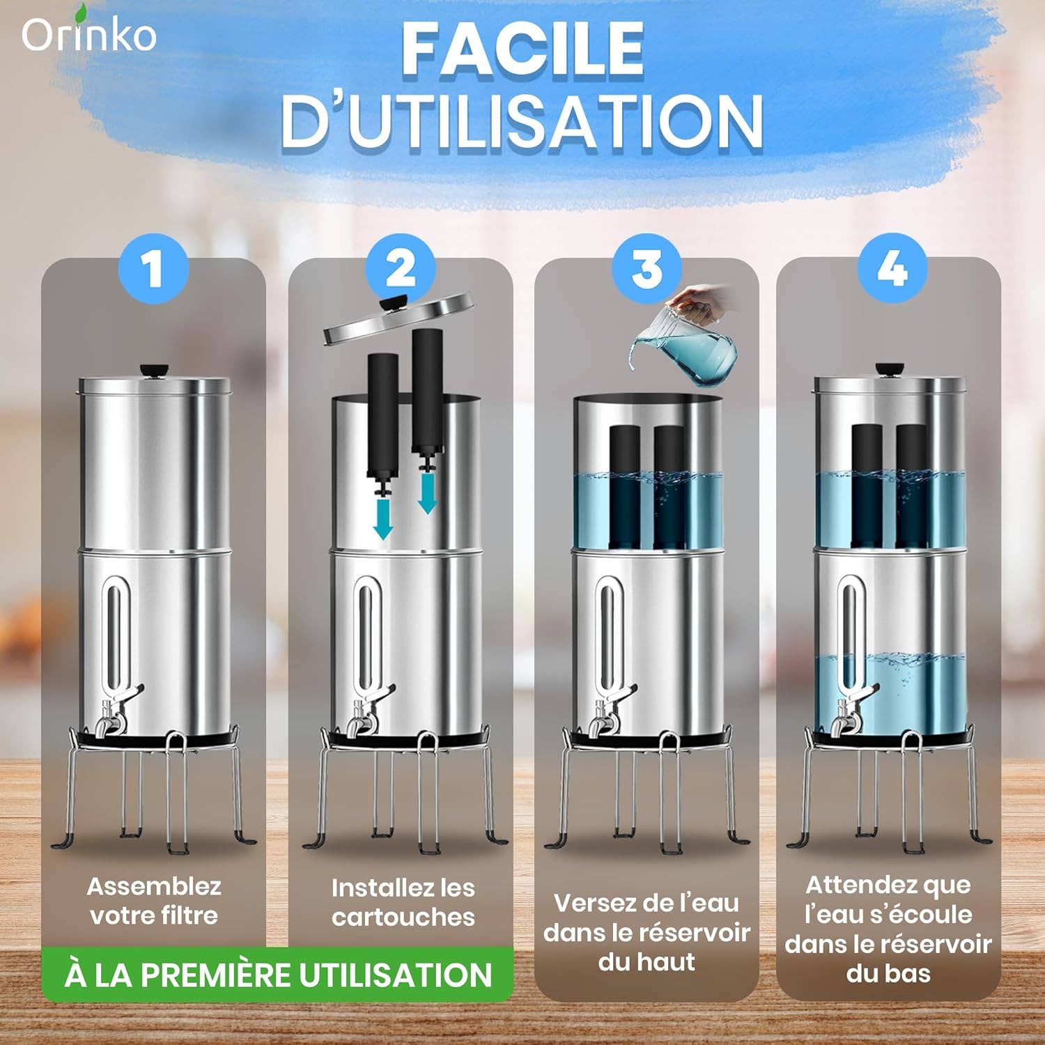 Orinko - Wholesale Water Filter - Gravity Water Filter 8.5L – Water Purifier2