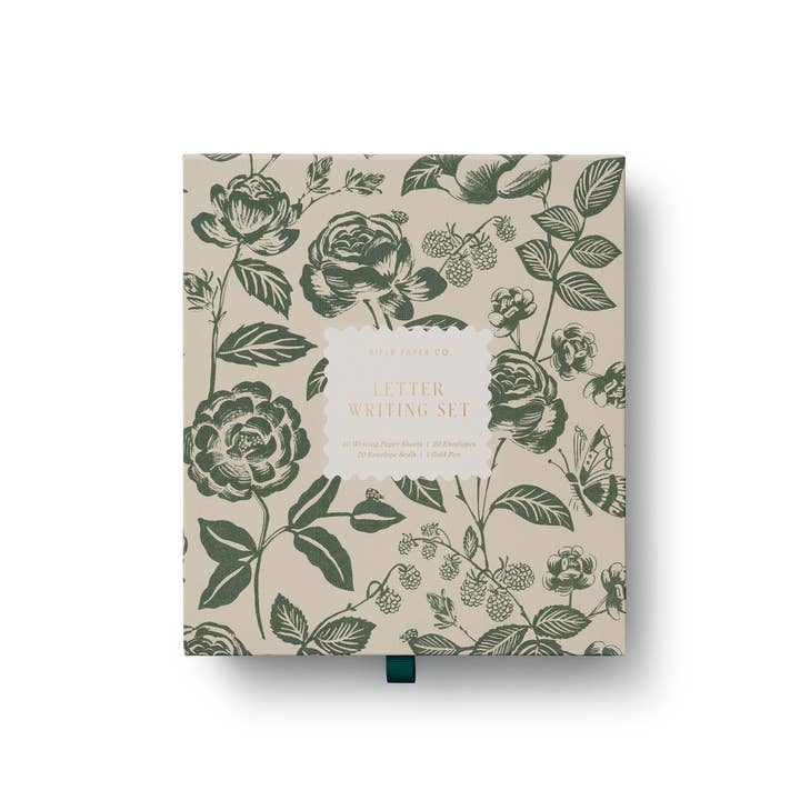 Rifle Paper Co. - Wholesale Stationery/Notecard Set - English Rose Letter Writing Set