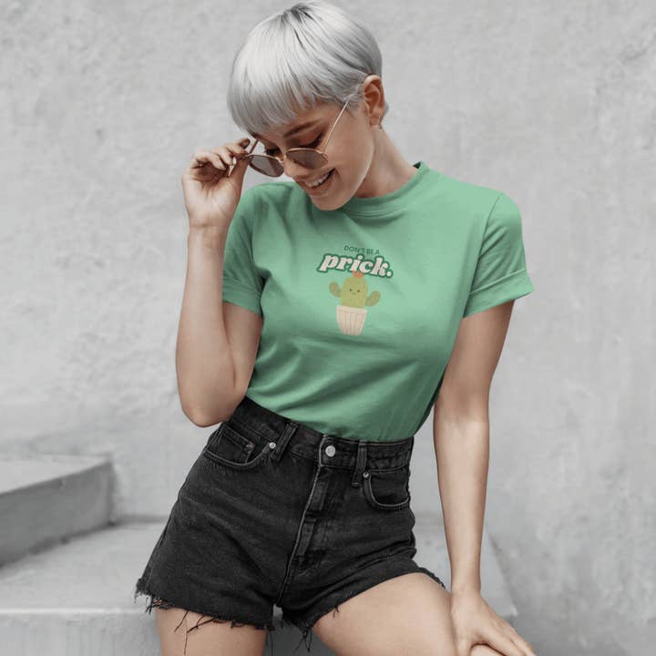 Don't be a prick, Baby Tee, Funny / Cute for wholesale by Feel Good Prints