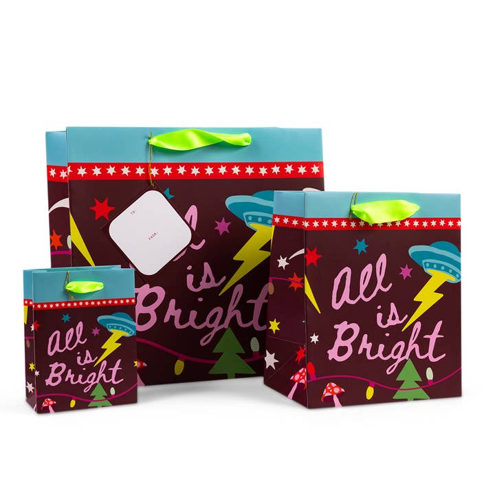 Sac cadeau - All Is Bright pour la vente par Furbish Studio