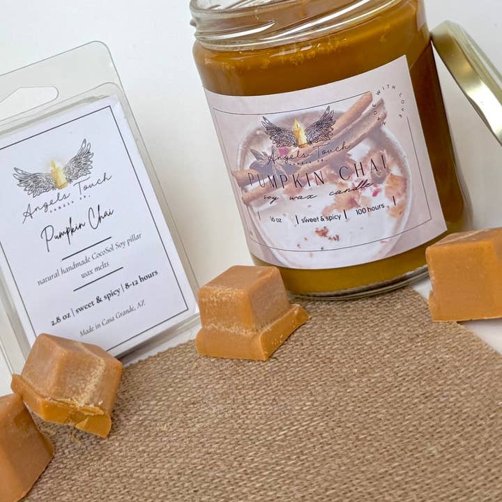 Angels Touch Candle Co. - Wholesale Jar/Filled Candle - Pumpkin Chai0