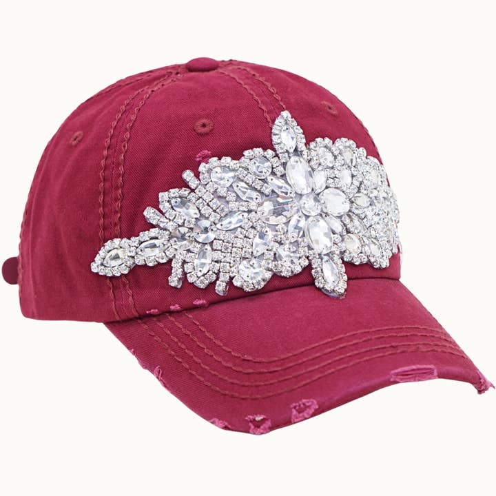 Olive & Pique - Wholesale Baseball Cap - Women's - Abstract Bejeweled Bling Glitz Cap, Adjustable20