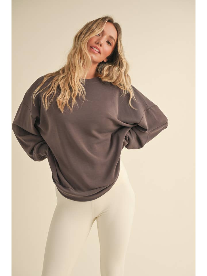 KIMBERLY C - Wholesale Sweatshirt - Women's - Super Soft Air Scuba Oversized Sweatshirt