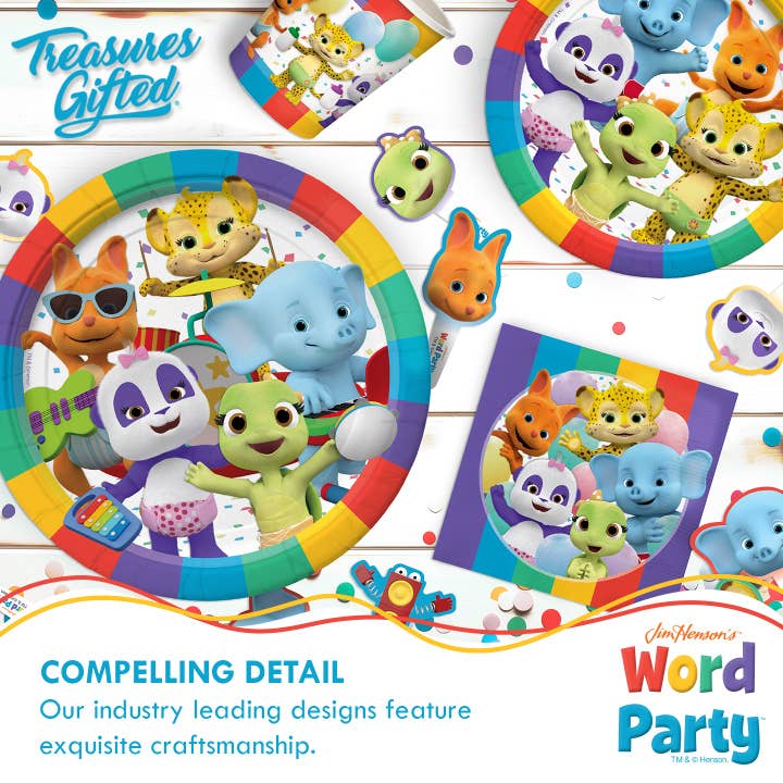 Treasures Gifted - Wholesale Balloon - Word Party Balloons - Word Party Birthday Supplies