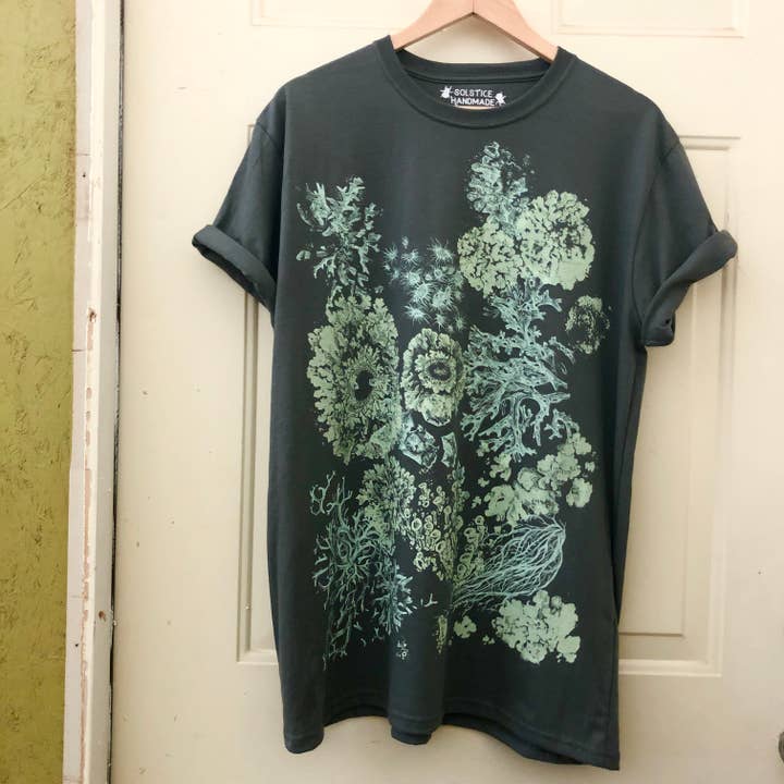 Solstice Handmade - Wholesale Screen Printed T-Shirt - Unisex - Lichen Organic Cotton T shirt