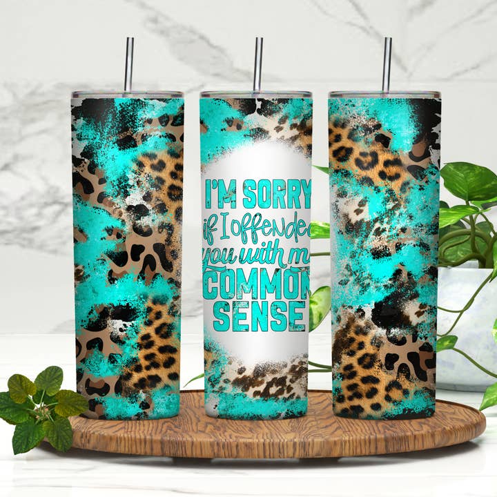 Sarcastic 20oz Skinny Tumbler for wholesale by Rebelle Tree Boutique
