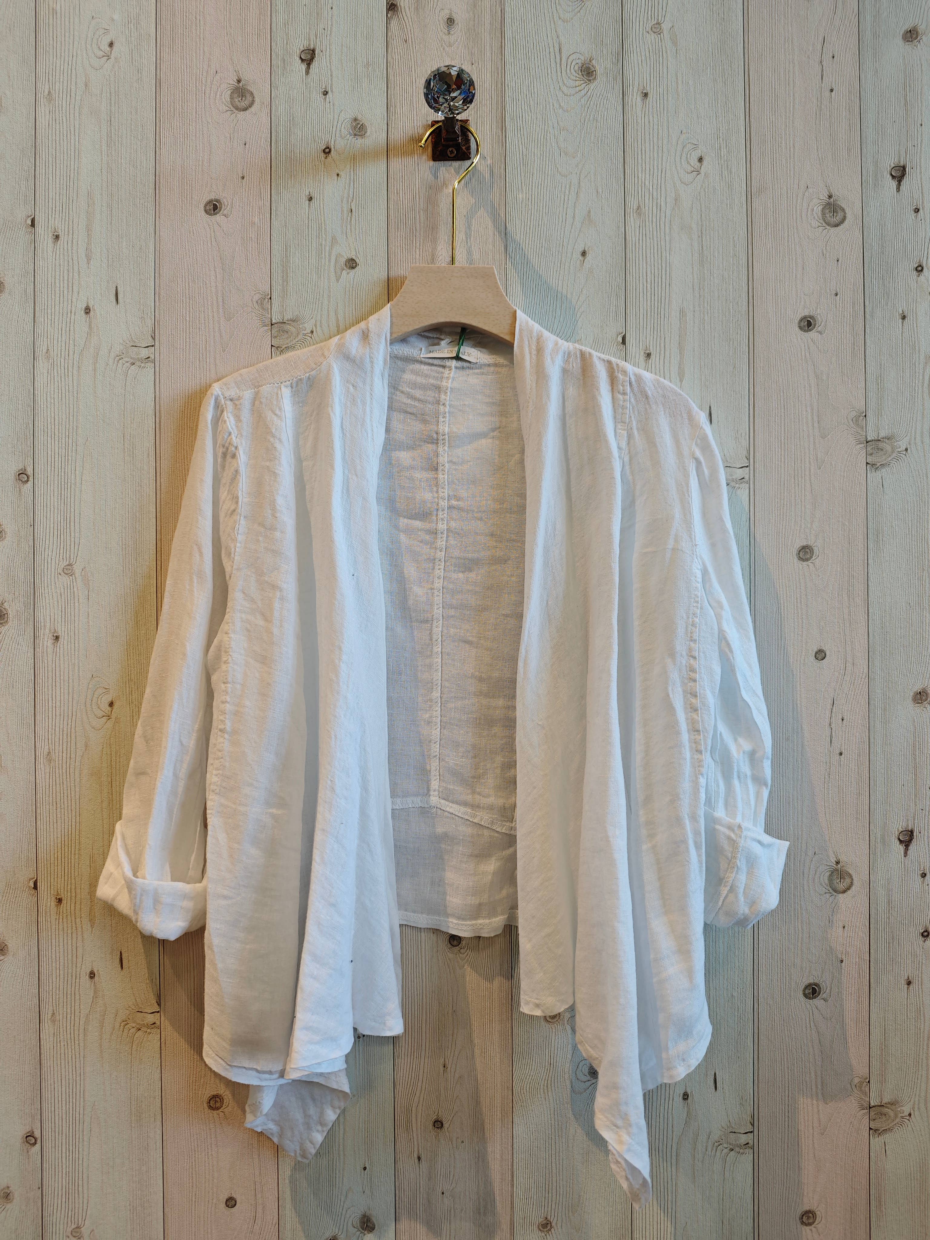 Linen & More - Wholesale Jacket - Women's - REF 192 SHORT CARDIGAN 100% LINEN6