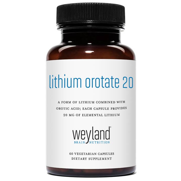 Weyland Brain Nutrition - Wholesale Oral Supplement/Vitamin - Lithium Orotate 20mg