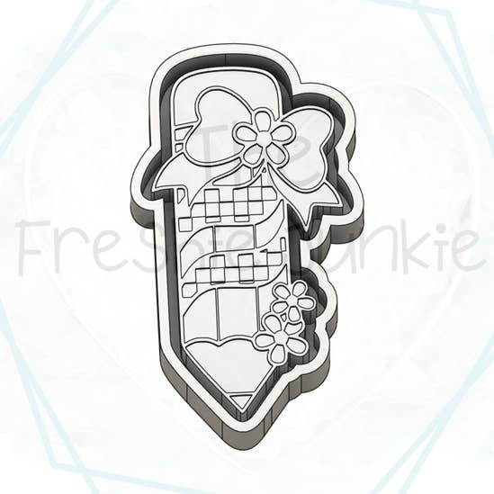 *NUEVO LANZAMIENTO* Molde de Ambientador de Lápiz a Cuadros para venta al por mayor de The Freshie Junkie, LLC