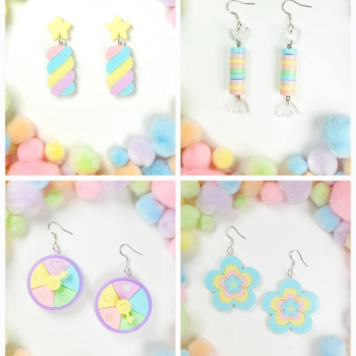 Pop Pastel - Wholesale Jewelry Set - Ear Candy Bundle