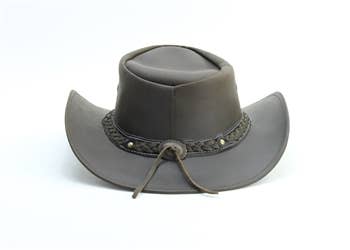 Leather Impressions Inc – wholesale Cowboy hat – Unisex – Smooth Leather Cowboy Hat1