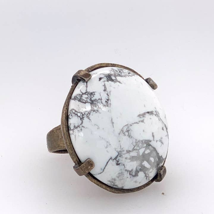 Rebel Designs Accessories - Wholesale Cocktail/Statement Ring - Single Round Cabochon Ring2