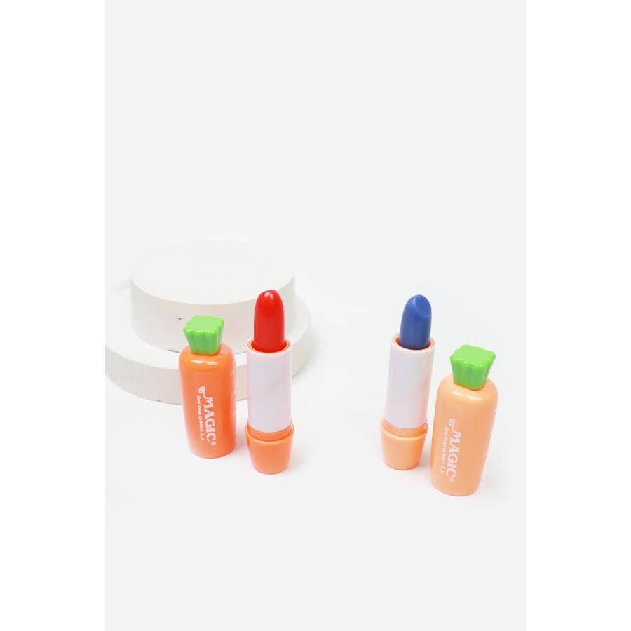 MIX COLOR Carrot Style Mood Change Lip Balm for wholesale on Faire3