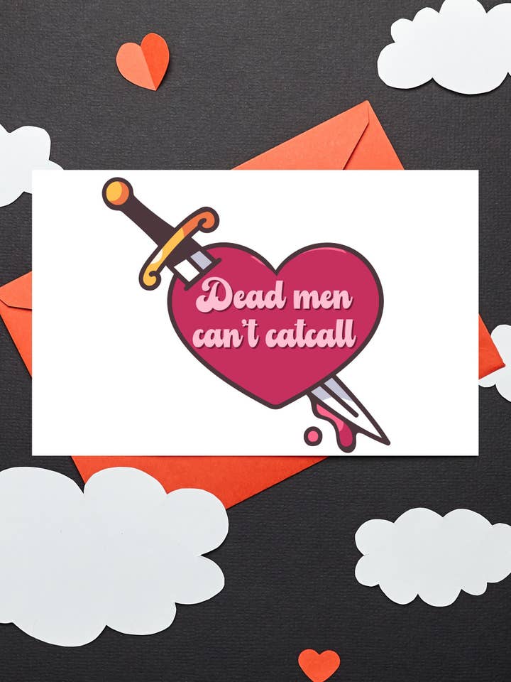 Dead Men Can't Catcall - Biglietto anti San Valentino per San Valentino per la vendita all'ingrosso da parte di TwistedGoods