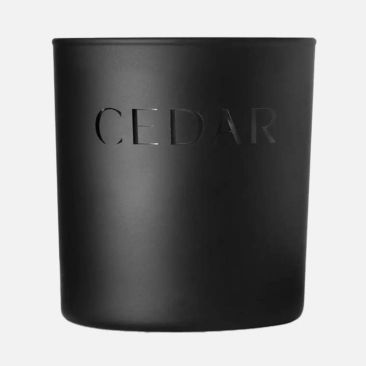 Black The Candle // Cedar for wholesale on Faire0