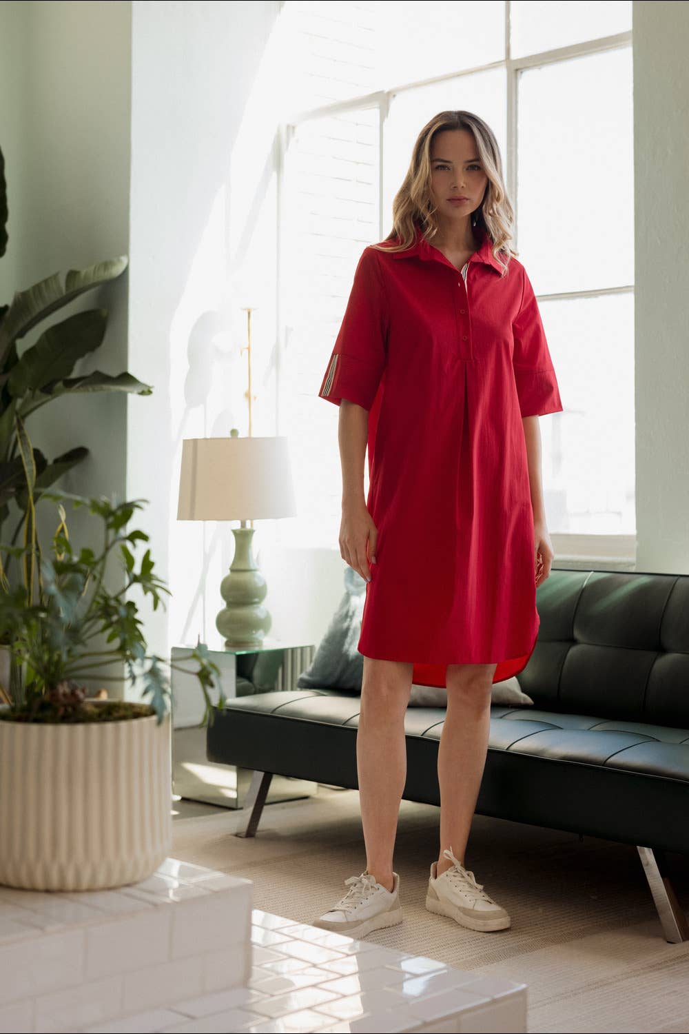 Joh Apparel - Wholesale Dress - Women's - Wendi Woven Tunic Dress12