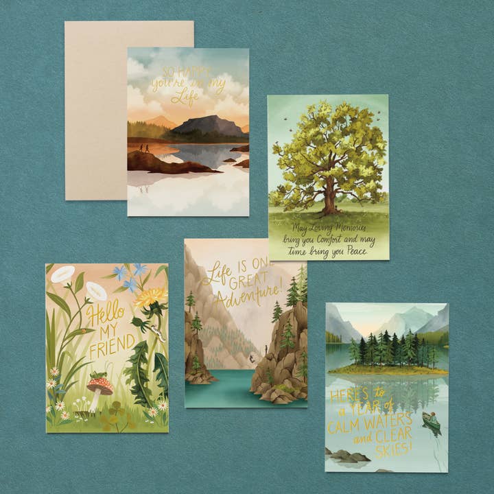 Biely & Shoaf - Wholesale Retailer Display - Paper & Novelty - 48-Pocket Filled Greeting Card Display