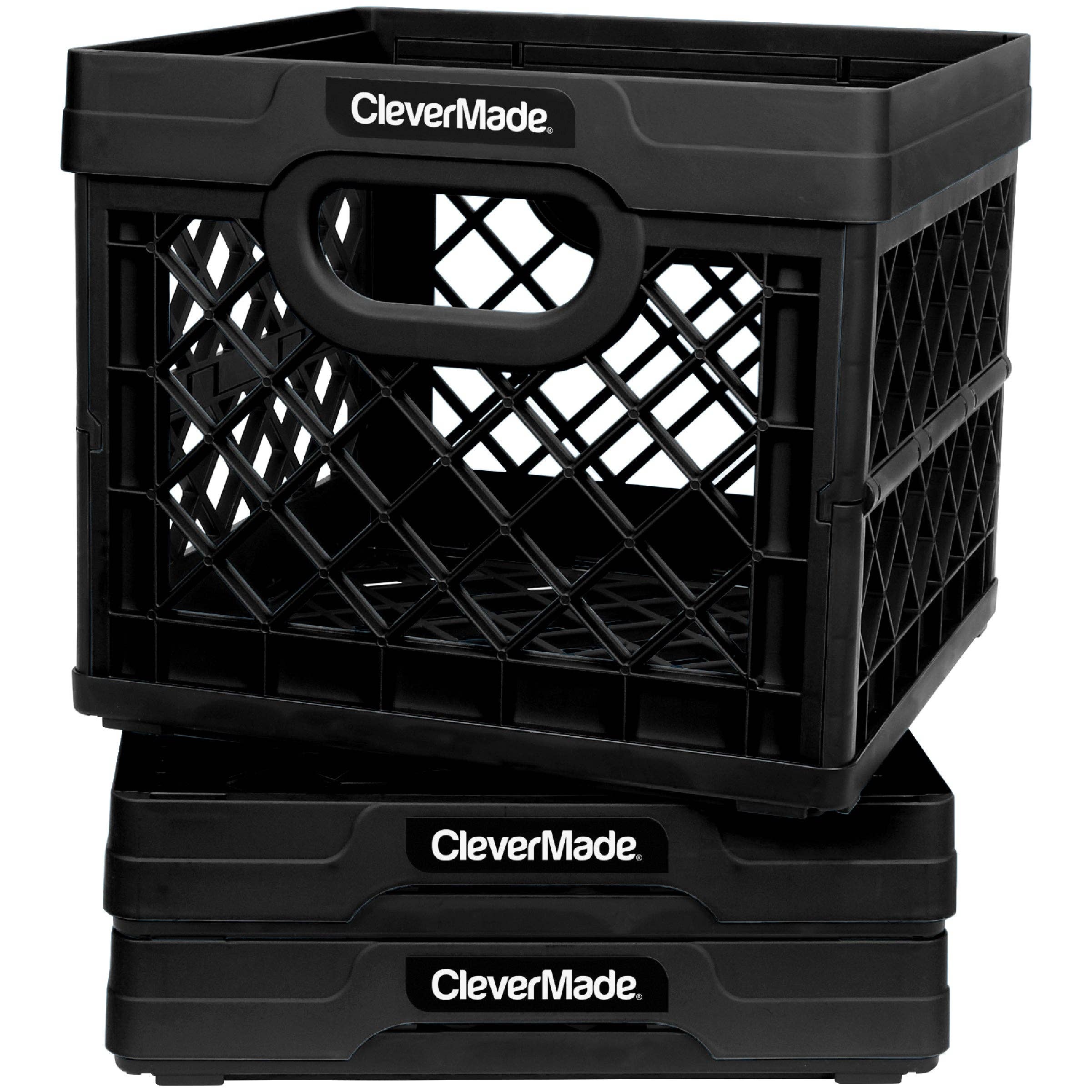 CleverMade - Wholesale Storage Bin - Collapsible Milk Crate1