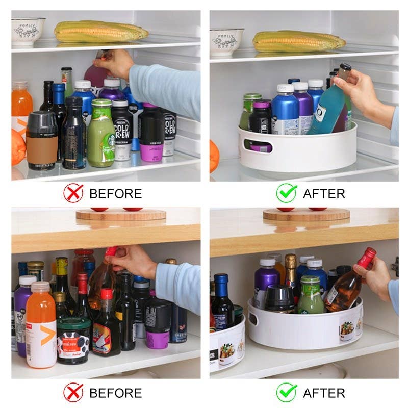 AN Commerce - Wholesale Kitchen Storage/Organizer - 360 Rotating Storage Tray4