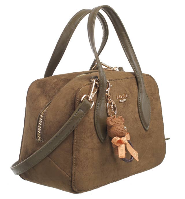Bessie London - Vendita all'ingrosso Borsa tote - Donna - BORSA TOTE IN CAMOSCIO TEDDY CHARM12