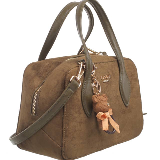 Bessie London - Vendita all'ingrosso Borsa tote - Donna - BORSA TOTE IN CAMOSCIO TEDDY CHARM12