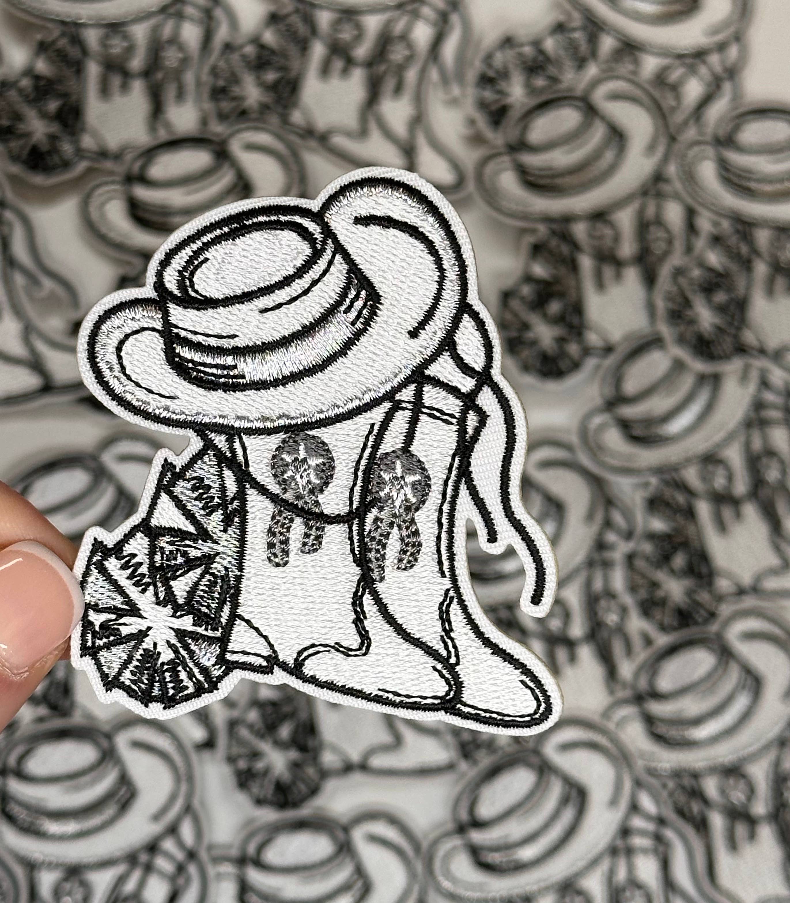 Aloe and Milk Boutique – Engroshandel Patch – Drill Dance Hat/-støvle, kickline patch, drille teampatch11