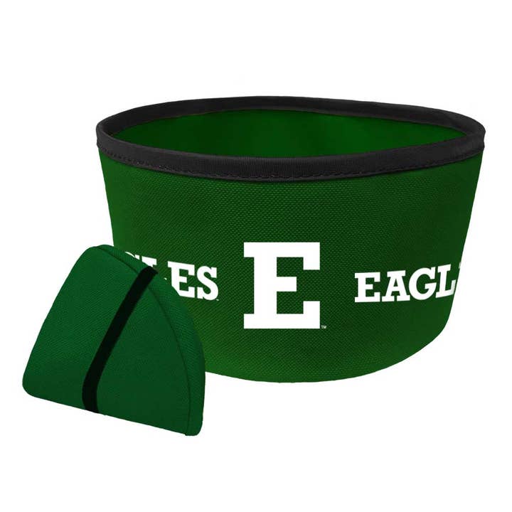 Eastern Michigan University - Collapsible Dog Bowl for wholesale by All Star Dogs