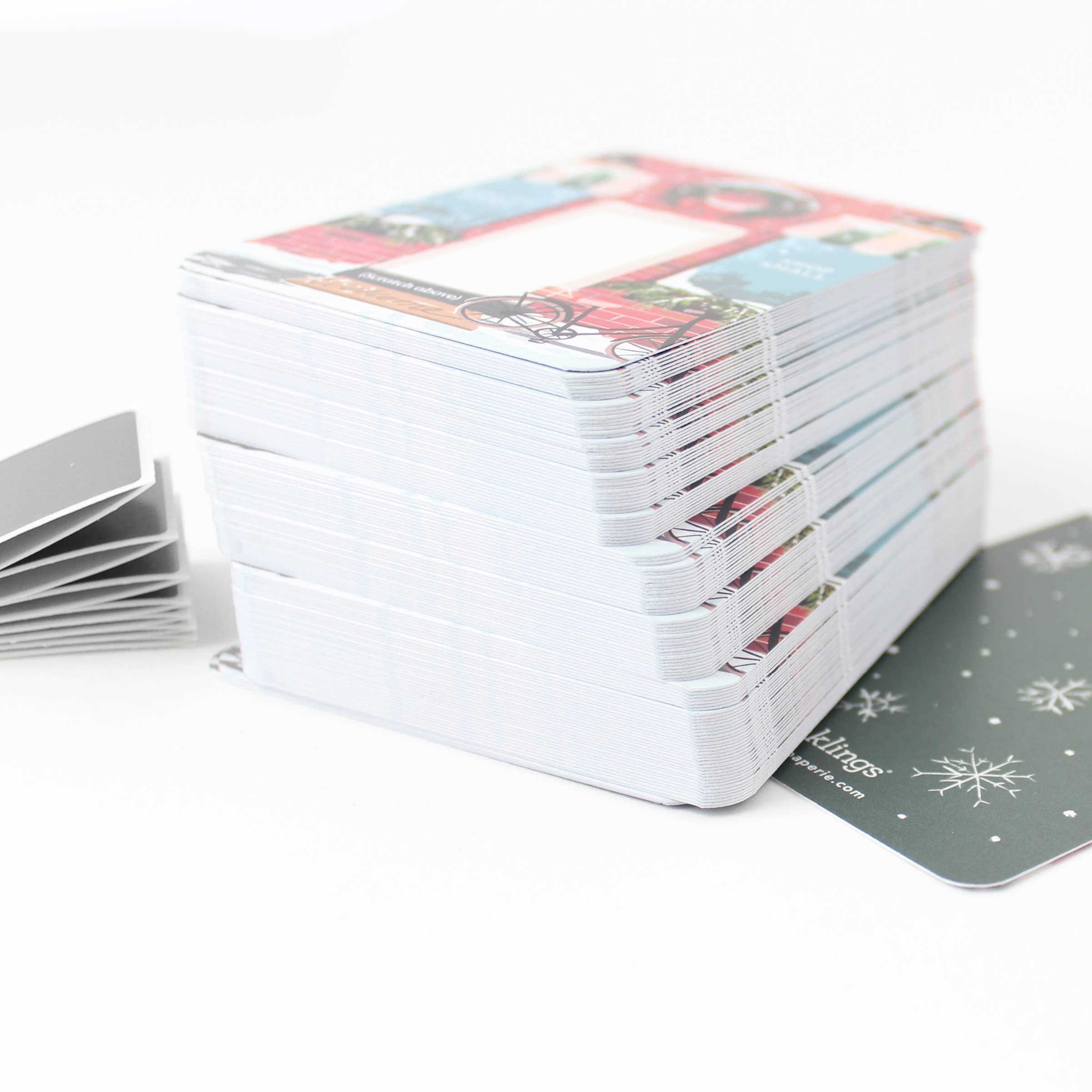 Inklings Paperie – wholesale Stationery/notecard set – 100 Customer Scratch-off Cards - Winter Brick Shop Small7