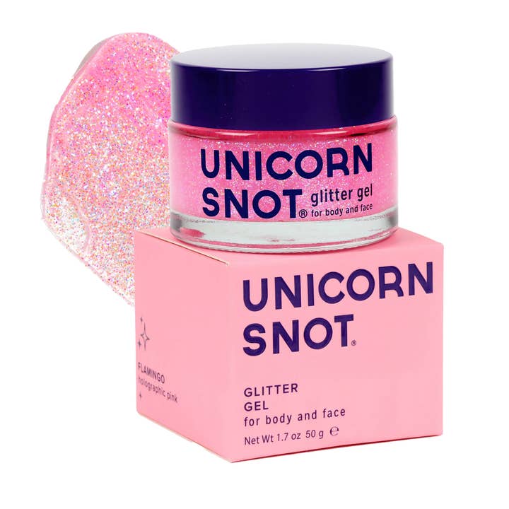 Gel Pailleté Original | Rose Flamant | Paillettes pour le Corps | Brillant pour la vente par Unicorn Snot | Glitter Beauty
