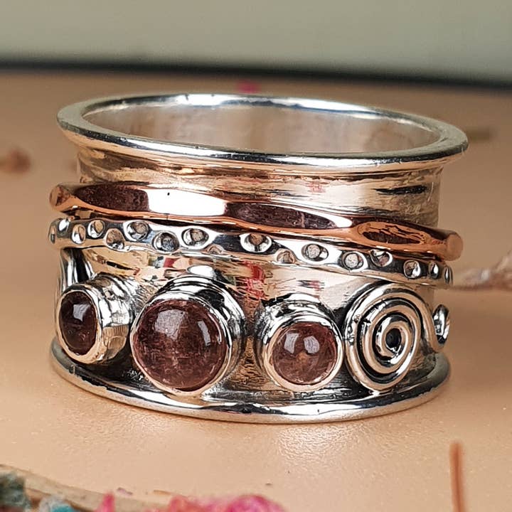 | Toermalijn spinnerring | voor wholesale door Fairley Bohemian