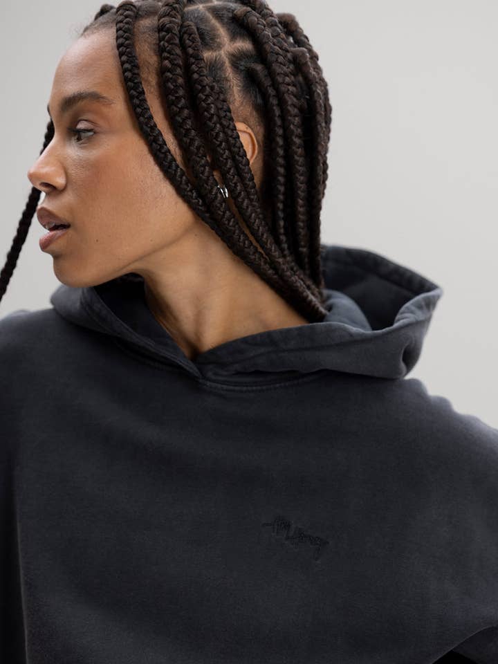 Sudadera con capucha negra para venta al por mayor de Hey Honey