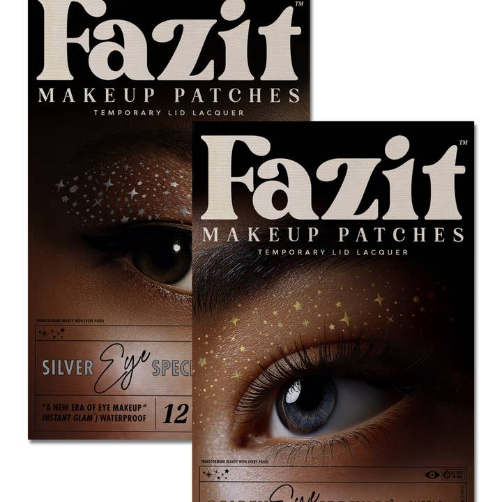 Fazit - Wholesale Eyeshadow - Silver + Golden Eye Speckles Glitter Eye Shadow Makeup Patch0