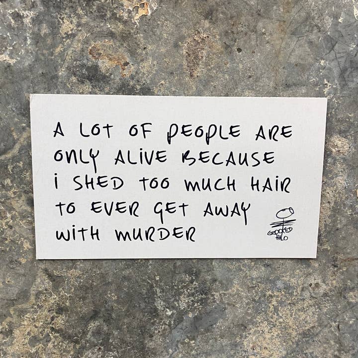 Aimant Shed too Much Hair pour la vente par Crooked Halo