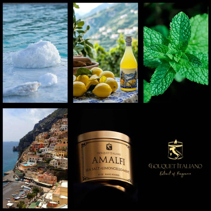 BouquetItaliano – wholesale Jar/filled candle – Amalfi Luxury Scented Candle – Italian Coastal Inspired7