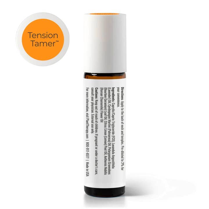 Plant Therapy - Wholesale Essential Oil Roll-On - Tension Tamer Kidsafe Prediluted Essential Oil Rollon