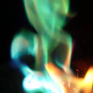 Original Colour Flame Pucks - Electric Blue for wholesale on Faire8